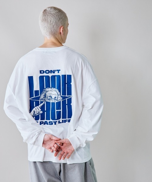 rehacer(レアセル)の「rehacer : Mind Free L/S T-shirt / マインドフリー ロングスリーブ Tシャツ(Tシャツ/カットソー・メンズ・ホワイト/スミクロ・X-LARGE/LARGE/MEDIUM/SMALL)」の2枚目の写真