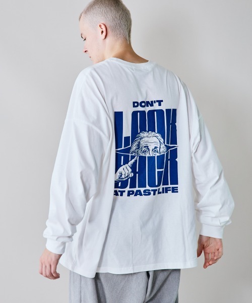 rehacer(レアセル)の「rehacer : Mind Free L/S T-shirt / マインドフリー ロングスリーブ Tシャツ(Tシャツ/カットソー・メンズ・ホワイト/スミクロ・X-LARGE/LARGE/MEDIUM/SMALL)」の3枚目の写真
