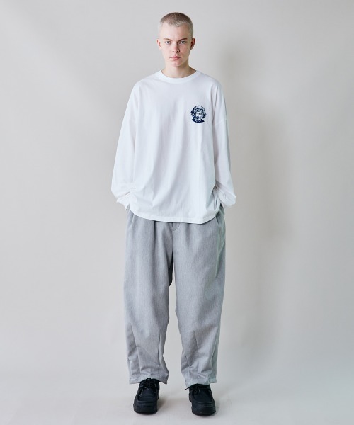 rehacer(レアセル)の「rehacer : Mind Free L/S T-shirt / マインドフリー ロングスリーブ Tシャツ(Tシャツ/カットソー・メンズ・ホワイト/スミクロ・X-LARGE/LARGE/MEDIUM/SMALL)」の5枚目の写真