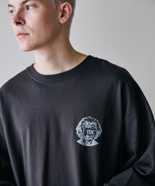 rehacer(レアセル)の「rehacer : Mind Free L/S T-shirt / マインドフリー ロングスリーブ Tシャツ(Tシャツ/カットソー・メンズ・ホワイト/スミクロ・X-LARGE/LARGE/MEDIUM/SMALL)」の8枚目の写真