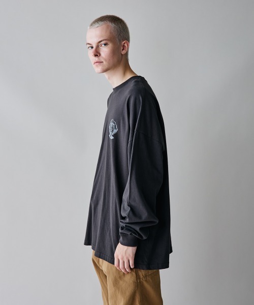 rehacer(レアセル)の「rehacer : Mind Free L/S T-shirt / マインドフリー ロングスリーブ Tシャツ(Tシャツ/カットソー・メンズ・ホワイト/スミクロ・X-LARGE/LARGE/MEDIUM/SMALL)」の9枚目の写真