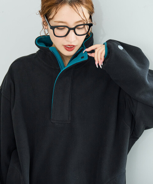 DGCUS フリースフード付きセータ 限定展開 DISCUS ATHLETIC × FREAK'S STORE/ディスカス