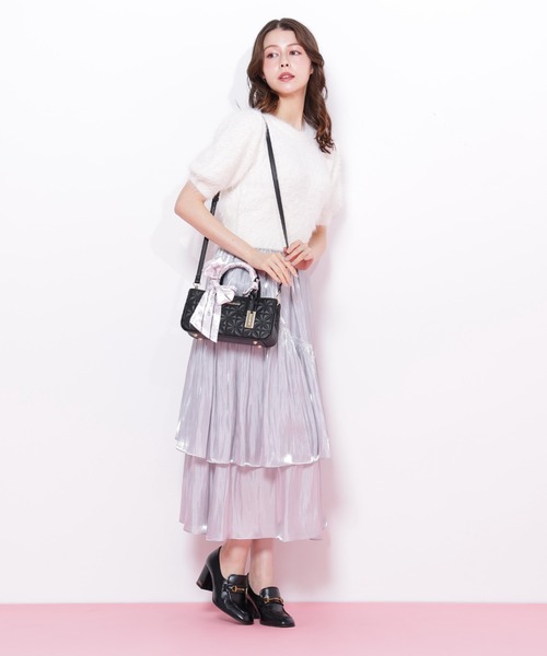 JILL by JILL STUART(ジルバイジルスチュアート)の「◇スカーフキルティングトート(ショルダーバッグ・レディース・ピンク/ブラック/ブルー・FREE)」の20枚目の写真