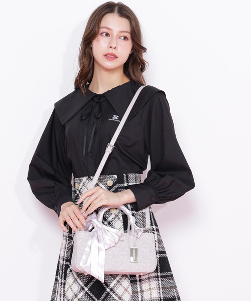 JILL by JILL STUART(ジルバイジルスチュアート)の「◇スカーフキルティングトート(ショルダーバッグ・レディース・ピンク/ブラック/ブルー・FREE)」の22枚目の写真