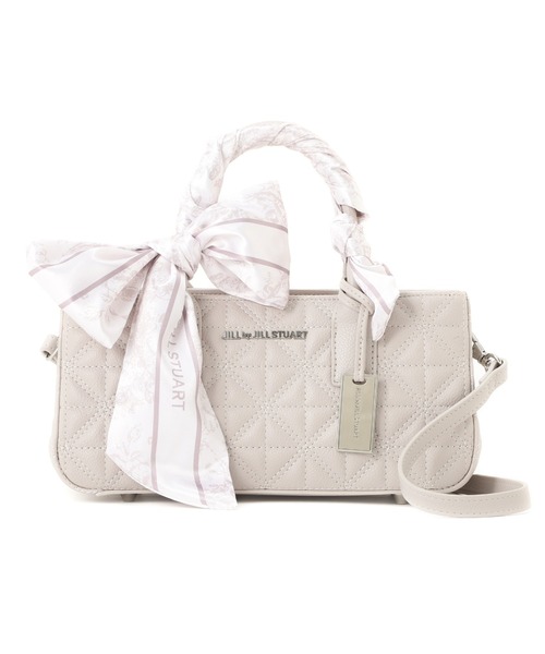 JILL by JILL STUART(ジルバイジルスチュアート)の「◇スカーフキルティングトート(ショルダーバッグ・レディース・ピンク/ブラック/ブルー・FREE)」の6枚目の写真