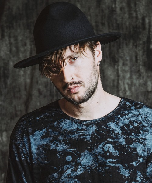 NO ID.（ノーアイディ）の「【NO ID.】Mountain Hat / マウンテン ハット（キャップ・メンズ・ブラック/キャメル・ONE SIZE）」の2枚目の写真