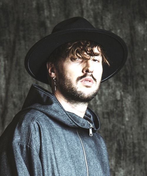 NO ID.（ノーアイディ）の「【NO ID.】Mountain Hat / マウンテン ハット（キャップ・メンズ・ブラック/キャメル・ONE SIZE）」の7枚目の写真