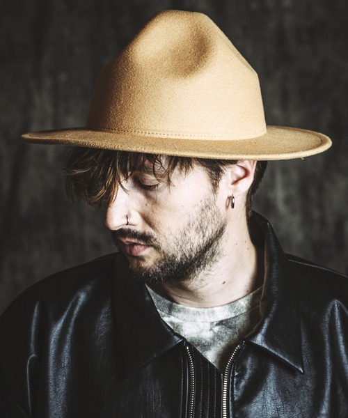 NO ID.（ノーアイディ）の「【NO ID.】Mountain Hat / マウンテン ハット（キャップ・メンズ・ブラック/キャメル・ONE SIZE）」の4枚目の写真