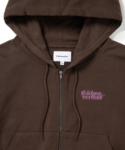 OL-Logo W Zip Up Hoodie（パーカー）｜thisisneverthat（ディスイズ