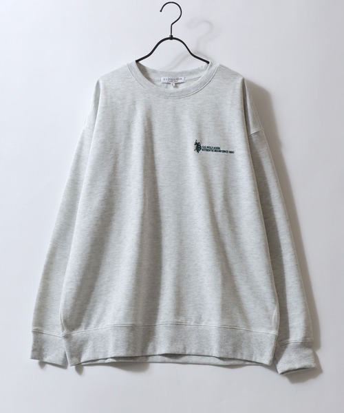 U.S. POLO ASSN.(ユーエスポロアッスン)の「2026AW U.S. POLO ASSN./ユーエスポロアッスン 別注 オーバーサイズ ワンポイント刺繍 裏毛 トレーナー スウェット レディース メンズ(スウェット・メンズ・グレー/オートミール/チャコール/ホワイト/ネイビー/ブラック・M/L/LL)」の20枚目の写真