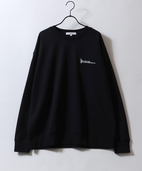 U.S. POLO ASSN.(ユーエスポロアッスン)の「2026AW U.S. POLO ASSN./ユーエスポロアッスン 別注 オーバーサイズ ワンポイント刺繍 裏毛 トレーナー スウェット レディース メンズ(スウェット・メンズ・グレー/オートミール/チャコール/ホワイト/ネイビー/ブラック・M/L/LL)」の11枚目の写真
