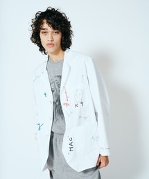 THRIFTY LOOK(XteB[bN)THRIFTY LOOK XteBbN / MEMORIAL WHITE COUNTER COAT EMBROIDERY(e[[hWPbg)