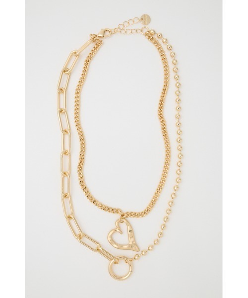 MOUSSY（マウジー）の「ASYMMETRY チェーンネックレス（ネックレス・レディース・シルバー/ゴールド・FREE）」の4枚目の写真