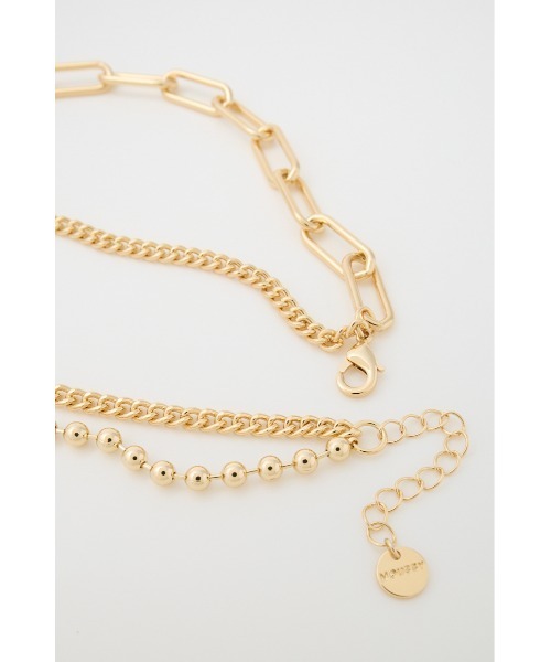 MOUSSY（マウジー）の「ASYMMETRY チェーンネックレス（ネックレス・レディース・シルバー/ゴールド・FREE）」の7枚目の写真