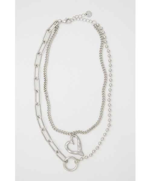 MOUSSY（マウジー）の「ASYMMETRY チェーンネックレス（ネックレス・レディース・シルバー/ゴールド・FREE）」の8枚目の写真