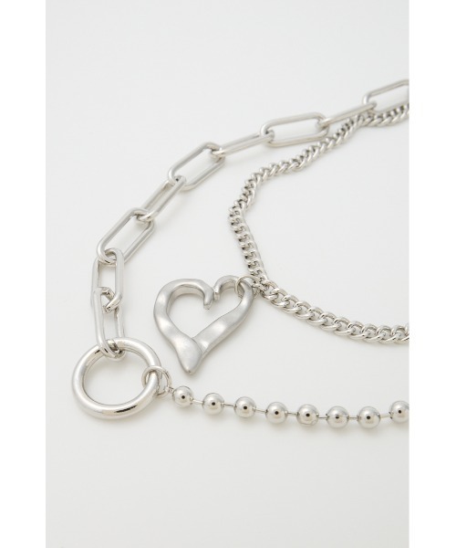 MOUSSY（マウジー）の「ASYMMETRY チェーンネックレス（ネックレス・レディース・シルバー/ゴールド・FREE）」の10枚目の写真