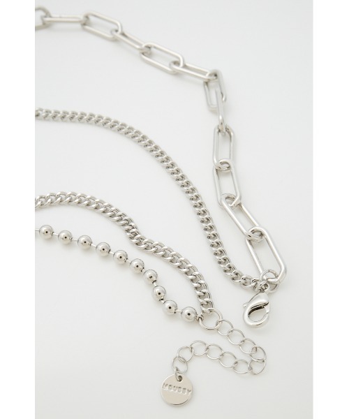 MOUSSY（マウジー）の「ASYMMETRY チェーンネックレス（ネックレス・レディース・シルバー/ゴールド・FREE）」の11枚目の写真