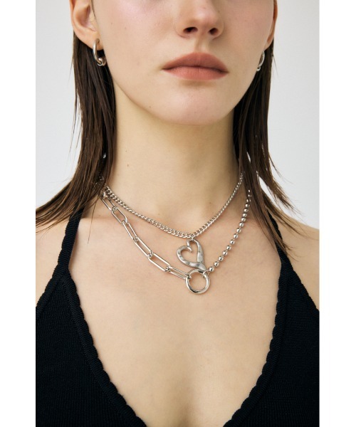 MOUSSY（マウジー）の「ASYMMETRY チェーンネックレス（ネックレス・レディース・シルバー/ゴールド・FREE）」の12枚目の写真