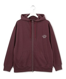 【UNISEX】ヘビー天竺ジップアップ フーディ