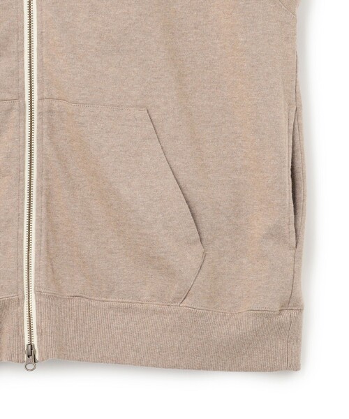 J.PRESS YORK STREET(ジェイプレスヨークストリート)の「【UNISEX】ヘビー天竺ジップアップ フーディ(Tシャツ/カットソー・メンズ・ネイビー系/ワイン系/アイボリー系・LARGE/MEDIUM/SMALL)」の10枚目の写真