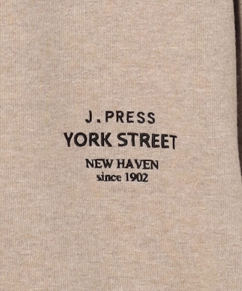 J.PRESS YORK STREET(ジェイプレスヨークストリート)の「【UNISEX】ヘビー天竺ジップアップ フーディ(Tシャツ/カットソー・メンズ・ネイビー系/ワイン系/アイボリー系・LARGE/MEDIUM/SMALL)」の5枚目の写真