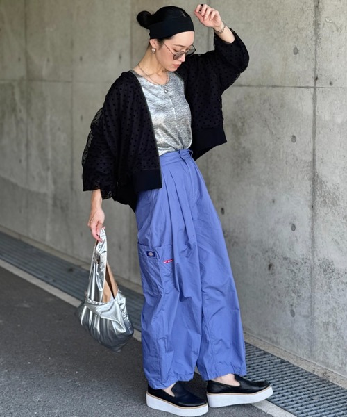 deux amour（ドゥーザムール）の「ドットシアーブルゾン（ブルゾン・レディース・ブラック/ベージュ/グレー・M～Ｌ）」の20枚目の写真