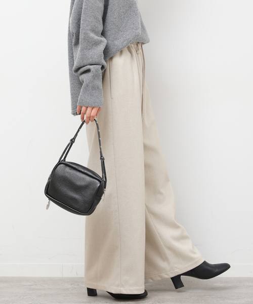JOURNAL STANDARD relume(ジャーナルスタンダード レリューム)の「《WEB限定》圧縮起毛イージーパンツ(その他パンツ・レディース・チャコールグレー/ライトグレー/ブラウン/ブラックミックス・38/36)」の8枚目の写真