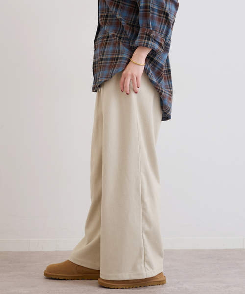 JOURNAL STANDARD relume(ジャーナルスタンダード レリューム)の「《WEB限定》圧縮起毛イージーパンツ(その他パンツ・レディース・チャコールグレー/ライトグレー/ブラウン/ブラックミックス・38/36)」の15枚目の写真