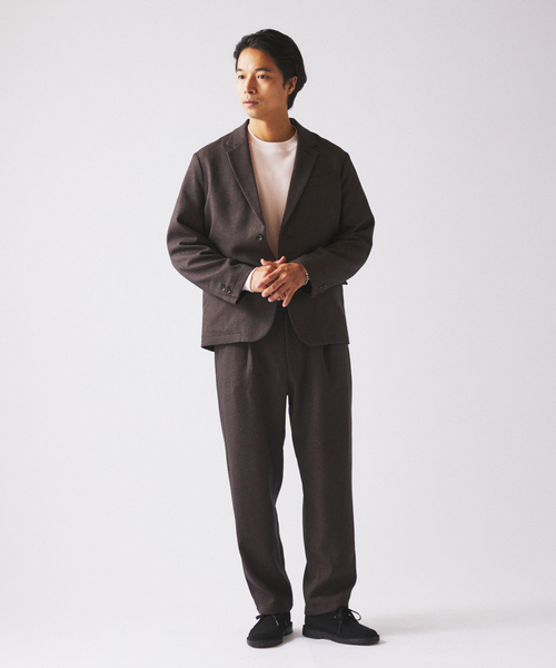 JOURNAL STANDARD relume(ジャーナルスタンダード レリューム)の「TECH ウーリッシュウォーム イージー スラックス (セットアップ対応可能)(スラックス・メンズ・ブラウン/ブラック/グレー・SMALL/MEDIUM/LARGE)」の19枚目の写真