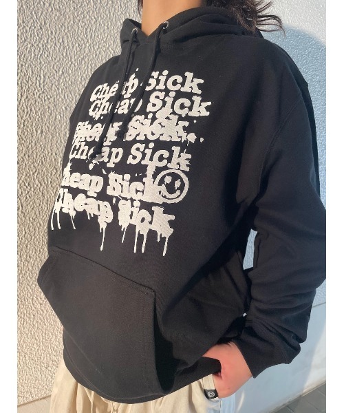 WORLD WIDE LOVE!(ワールドワイドラブ)の「C.S フーディー(パーカー・レディース・ブラック/ライトベージュ/オートミール・1)」の8枚目の写真