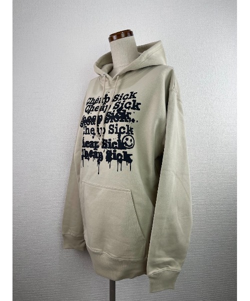 WORLD WIDE LOVE!(ワールドワイドラブ)の「C.S フーディー(パーカー・レディース・ブラック/ライトベージュ/オートミール・1)」の15枚目の写真