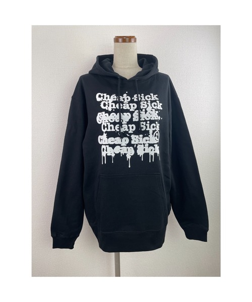 WORLD WIDE LOVE!(ワールドワイドラブ)の「C.S フーディー(パーカー・レディース・ブラック/ライトベージュ/オートミール・1)」の4枚目の写真