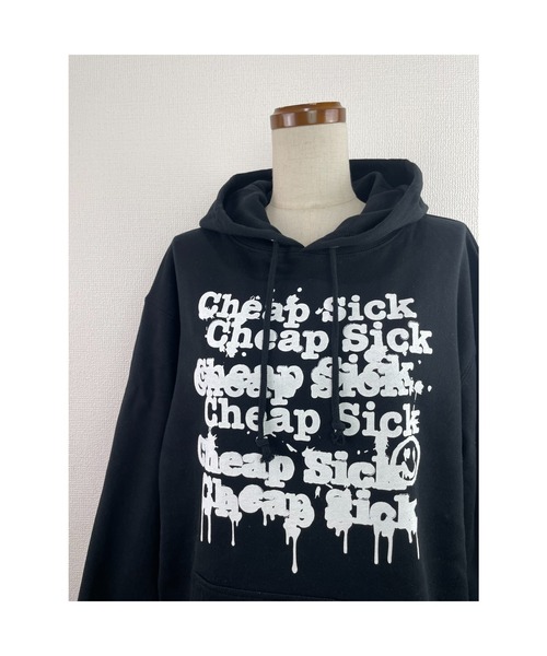 WORLD WIDE LOVE!(ワールドワイドラブ)の「C.S フーディー(パーカー・レディース・ブラック/ライトベージュ/オートミール・1)」の7枚目の写真