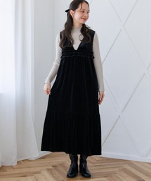 flower | チャーミングベロアワンピース(ワンピース)