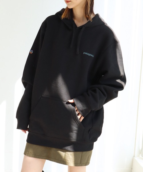 patagonia（パタゴニア）の「【Patagonia/パタゴニア】 Fitz Roy Icon Uprisal Hoody / フィッツロイ・アイコン・アップライザル・フーディ（パーカー・メンズ・ブラック/ネイビー・XS/S/M/L/XL/XXL）」の7枚目の写真