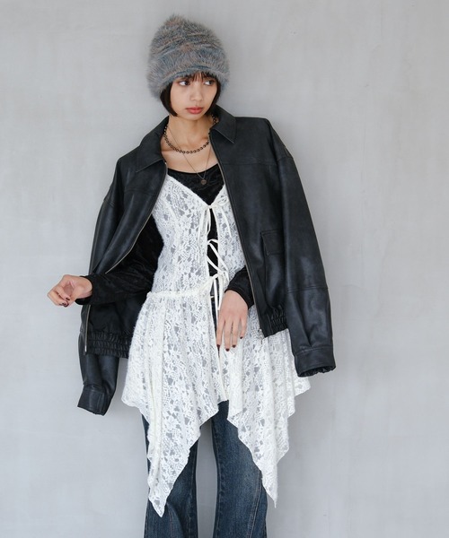 PAGEBOY（ページボーイ）の「シャギービーニー（ニットキャップ/ビーニー・レディース・ブラック/グレー/ブラウン・FREE）」の12枚目の写真