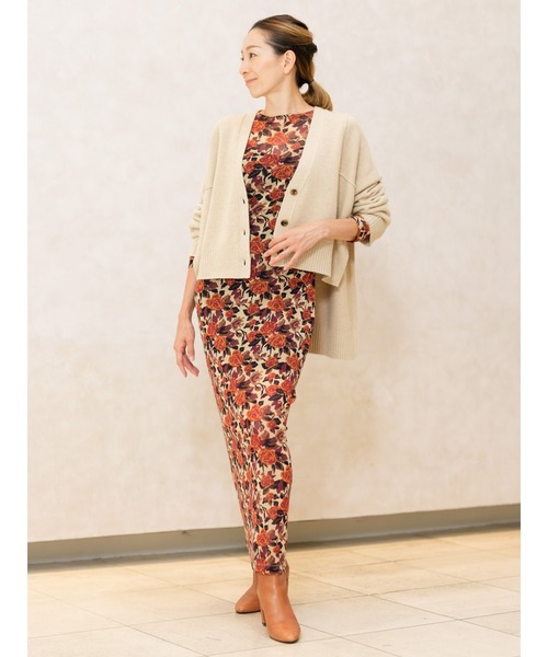 Banana Republic（バナナリパブリック）の「プリント メッシュ マキシドレス（ワンピース・レディース・マルチ・L/M/XS/S）」の2枚目の写真