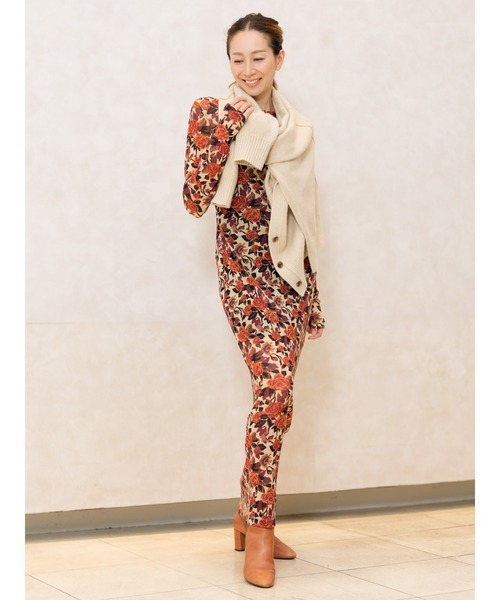 Banana Republic（バナナリパブリック）の「プリント メッシュ マキシドレス（ワンピース・レディース・マルチ・L/M/XS/S）」の3枚目の写真
