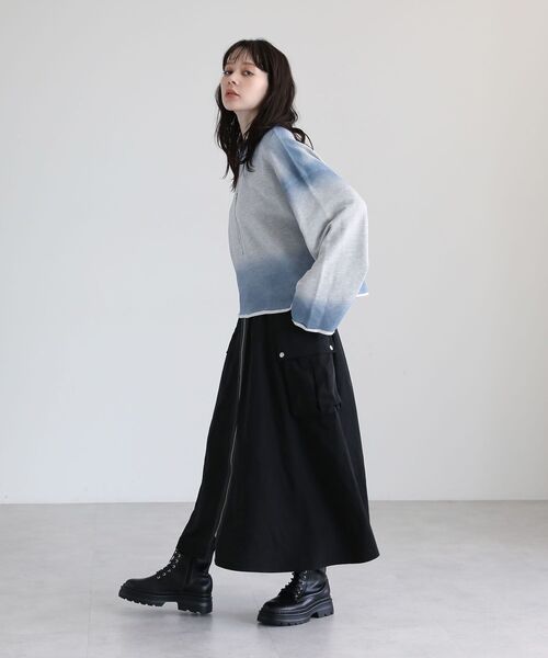 Sugar spoon（シュガースプーン）の「・SUGAR SPOON エッジスプレースウェット（スウェット・レディース・ホワイト系その他/ピンク/杢グレー/チャコールグレー・FREE）」の6枚目の写真