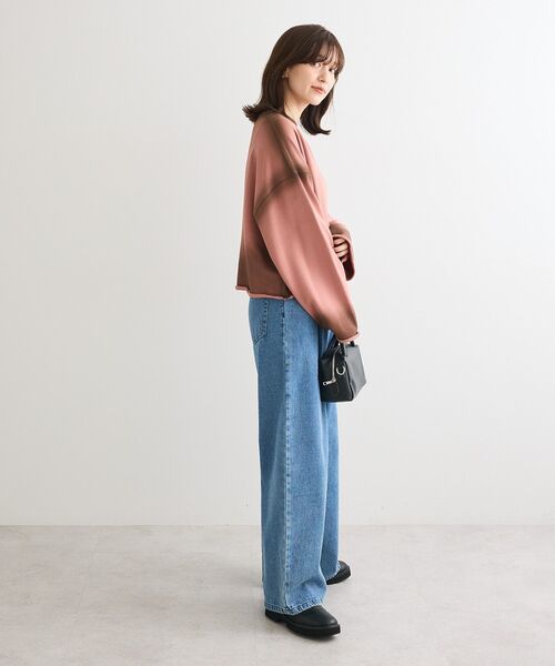 Sugar spoon（シュガースプーン）の「・SUGAR SPOON エッジスプレースウェット（スウェット・レディース・ホワイト系その他/ピンク/杢グレー/チャコールグレー・FREE）」の11枚目の写真