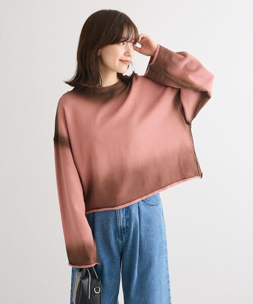 Sugar spoon（シュガースプーン）の「・SUGAR SPOON エッジスプレースウェット（スウェット・レディース・ホワイト系その他/ピンク/杢グレー/チャコールグレー・FREE）」の13枚目の写真