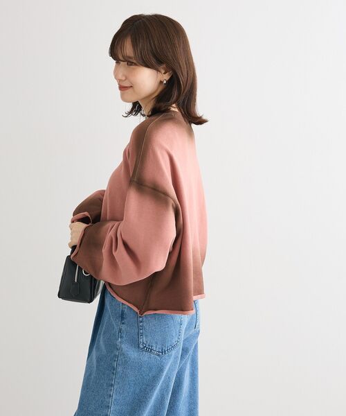 Sugar spoon（シュガースプーン）の「・SUGAR SPOON エッジスプレースウェット（スウェット・レディース・ホワイト系その他/ピンク/杢グレー/チャコールグレー・FREE）」の14枚目の写真