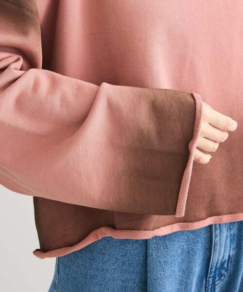 Sugar spoon（シュガースプーン）の「・SUGAR SPOON エッジスプレースウェット（スウェット・レディース・ホワイト系その他/ピンク/杢グレー/チャコールグレー・FREE）」の17枚目の写真