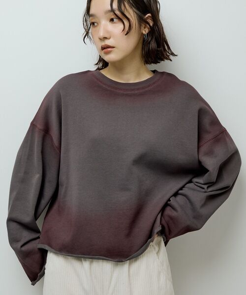 Sugar spoon（シュガースプーン）の「・SUGAR SPOON エッジスプレースウェット（スウェット・レディース・ホワイト系その他/ピンク/杢グレー/チャコールグレー・FREE）」の20枚目の写真