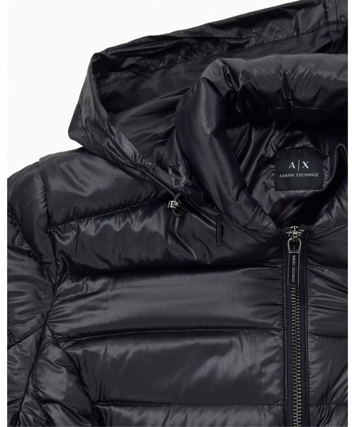 ARMANI EXCHANGE(アルマーニエクスチェンジ)の「【A|X アルマーニ エクスチェンジ】<オンライン限定>AXロゴ ライトダウンジャケット(ダウンジャケット/コート・レディース・ブラック・X-SMALL/X-LARGE/SMALL/MEDIUM/LARGE)」の7枚目の写真