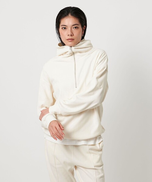 TO UNITED ARROWS(トゥーユナイテッドアローズ)の「<TO UNITED ARROWS>HATAKE パーカー(パーカー・レディース・オフホワイト・FREE)」の2枚目の写真