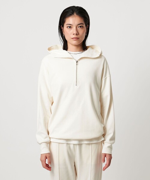 TO UNITED ARROWS(トゥーユナイテッドアローズ)の「<TO UNITED ARROWS>HATAKE パーカー(パーカー・レディース・オフホワイト・FREE)」の9枚目の写真