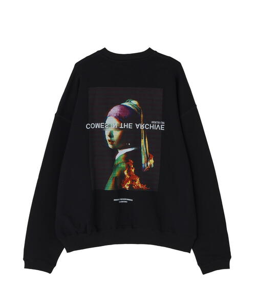 A4A（エーフォーエー）の「A4A/エーフォーエー/CREWNECK VERMEER（スウェット・レディース・ブラック/ホワイト・L/S/M）」の7枚目の写真