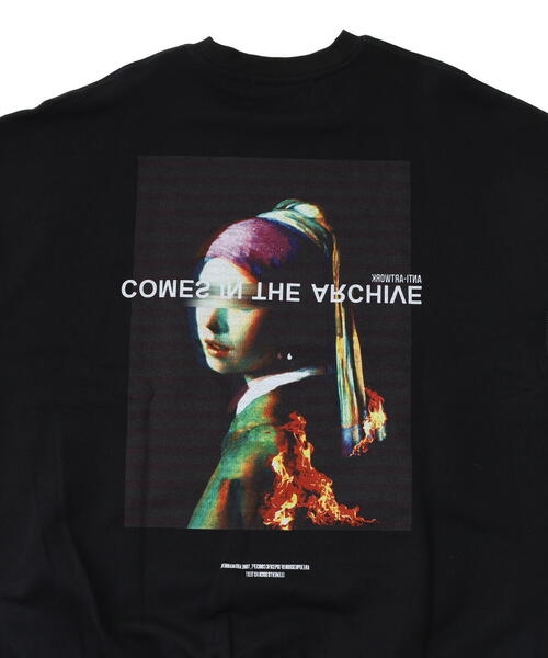 A4A（エーフォーエー）の「A4A/エーフォーエー/CREWNECK VERMEER（スウェット・レディース・ブラック/ホワイト・L/S/M）」の13枚目の写真