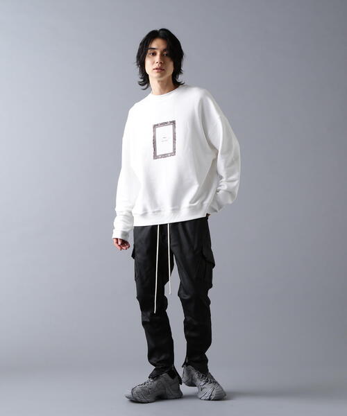 A4A（エーフォーエー）の「A4A/エーフォーエー/CREWNECK VERMEER（スウェット・レディース・ブラック/ホワイト・L/S/M）」の19枚目の写真